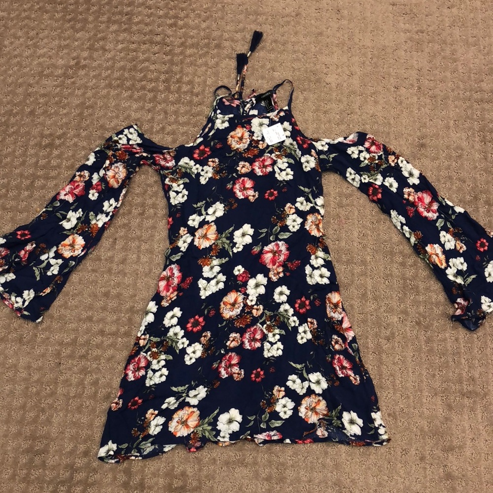 forever 21 cold shoulder dress